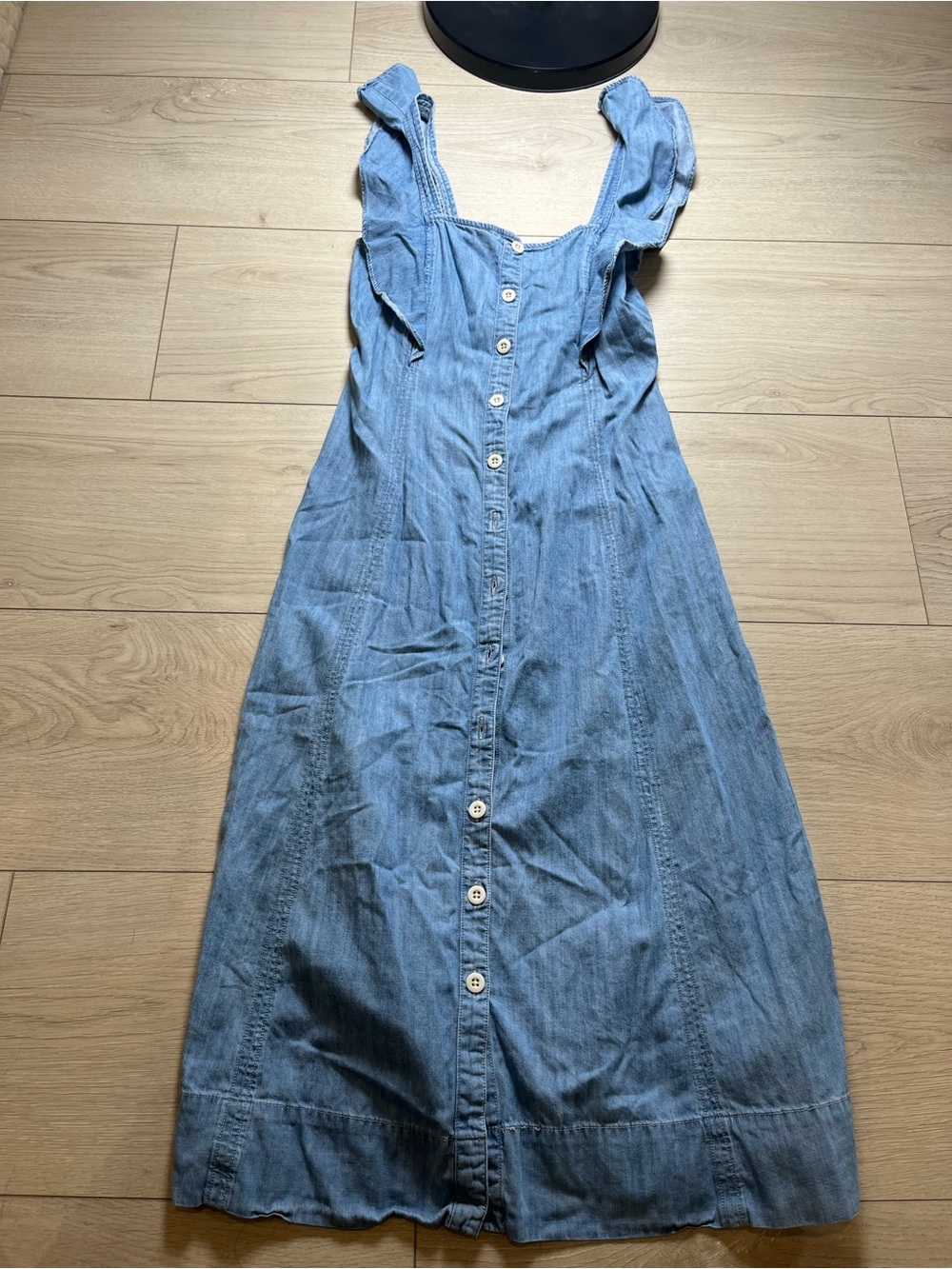 Madewell
petite denim princess-seamed dress women’s size 2